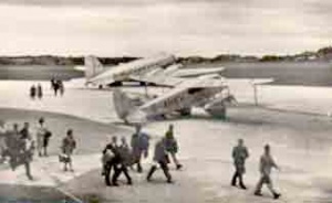 Passengers used to walk some distance across the apron to their aircraft
