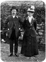 Jesse James Harris (1873-1944) and Elizabeth Jane, nee Lewis (1864-1904)