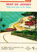 An Avis hire car map