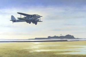 Taking off from the beach