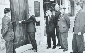 The opening of National Westminster Bank's branch in 1963