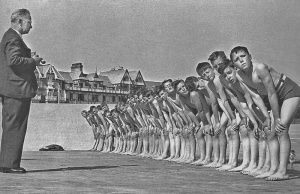 Swimming lessons at Havre des Pas in 1959