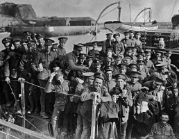 Volunteers on the Vera in 1915