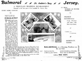 Balmoral Hotel advertisement