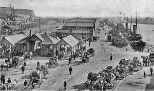 This postcard was sent to a relative by 'Jack' who had a holiday job in the offices behind the weighbridge