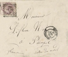 Letter to Paimpol, Brittany, 1884