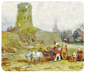 Le Hocq painted by W C Stanfield