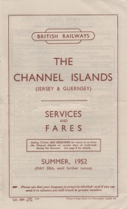 1952 British Rail timetable