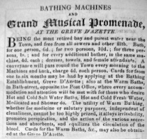Bathing machines were popular as early as 1837