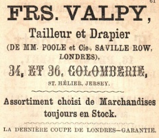 Francois Valpy, tailor and draper