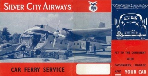 A brochure for Silver City's car freighter service