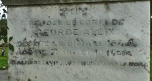 Old Mont a l’Abbe cemetery