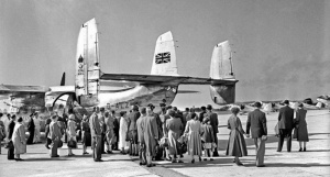 BEA Elizabethan in July 1953