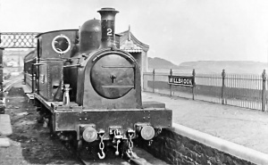 A train at Millbrook - picture courtesy of Jersey Temps Passe