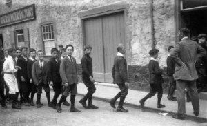 Boys from the ragged school