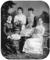 Vibert daughters photographed by Ernest Baudoux