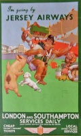 Jersey Airways poster