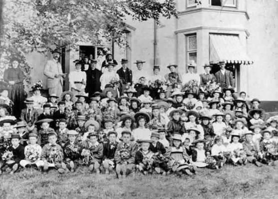 A party for St Martin children in 1897