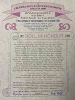 A list of entertainers who performed at Le Coie Hotel