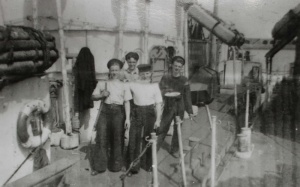 German minesweeper crew