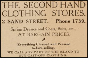Advert from Jersey Leader, 1935