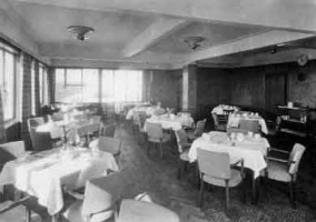 The airport restaurant in 1937