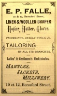 E P Falle, drapers