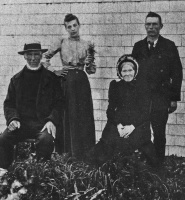Elizabeth Dinia Samson with her husband, son and daughter