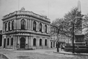 Capital Counties Bank, founded in 1873, on the corner of Broad Street and Conway Street - now Lloyds Bank