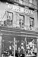 Mesny's 'Our Boys' tailors and outfitters at 31 Halkett Place in the 1900s