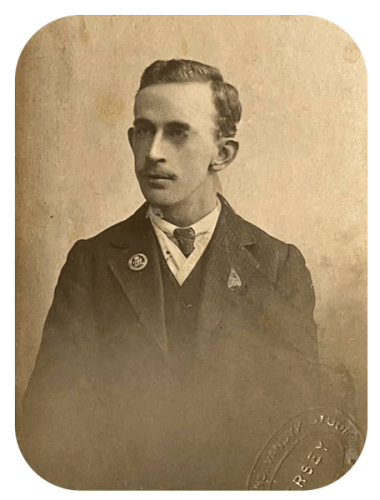 Percy John Ahier, son of John Le Sueur Ahier and Florence Margaret, nee Moyse