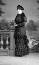 Mrs Herabeth photographed by Ernest Baudoux