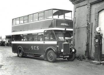 ... and a double-decker owned by rivals SCS