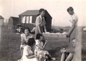 Weekend parties at seaside chalets were popular in the 1920s and 30s but all the chalets have now been demolished