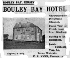 Advert for Bouley Bay Hotel