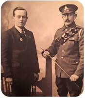 Henri Peter Le Tourneur (1900-1974) on the left