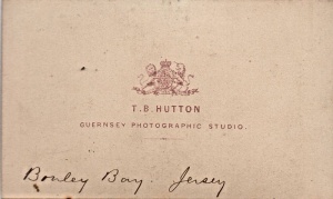 ... and the back of the photograph