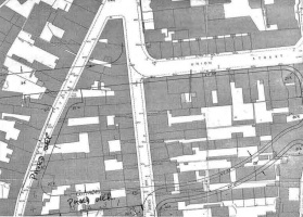 Architects' maps before the redevelopment