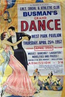 Poster for a staff dance