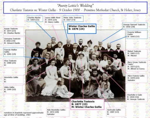 The wedding guests identified