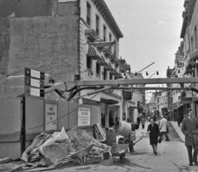 Work on the new building in 1977
