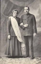 A Salvation Army couple in 1910