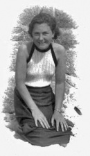 A fashionable young lady in the 1930s