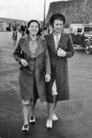 Frances May Gallichan with Kathleen Le Maistre