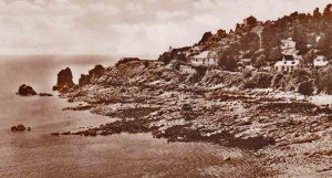 Beauport Battery at the western end of the bay