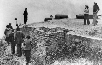 Command bunker reopening in 1977