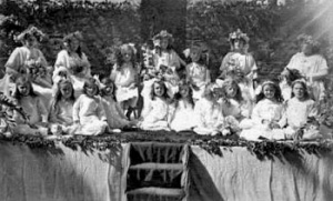 May Day celebrations at St Mark's School in 1917