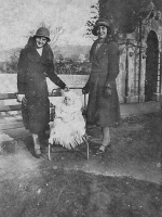 Mabel and Olive Pallot with John Frederick