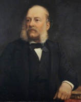 An example of Collie, the artist's, work - a portrait of Philip Amy