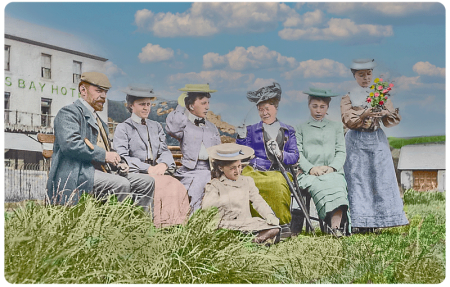 Outside St Brelade's Bay Hotel